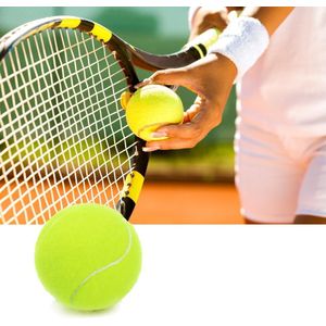 5Pcs Duurzaam Tennisbal Rubber Tennis Praktijk Bal Oefeningen Outdoor Training Fiber Tennisbal Rubber Elastische Voor Concur N9U3