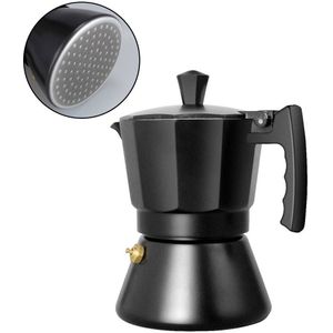 Elektrische Automatische Aluminium Moka Espresso Koffiezetapparaat Percolator Inductie Fornuis Pot 150/300Ml