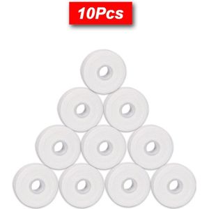 5/10 Rolls Tandheelkundige Flosser Ingebouwde Spool Wax Muntsmaak Europa Vervanging Platte Draad Tanden Reinigen Dental Floss 50M/Roll