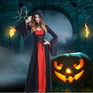 Cosplay Halloween Kleding Terreur Demon Jurk Heks Kostuums Festival Volwassen Cos Kleding Pak Christmas Party