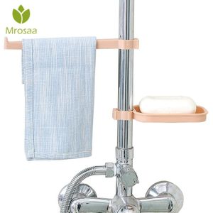 Mrosaa Afvoer Rack Aanrecht Opknoping Opbergrek Spons Rags Houder Badkamer Kraan Tap Clip Schotel Plank Droge Handdoek Organizer