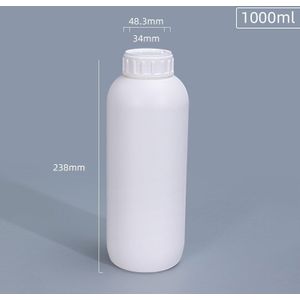 1Pcs Ronde Reagens Flessen Lege Pesticide Fles Met Deksel Hdpe Materiaal Hervulbare Fles