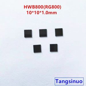 5Pcs HWB800 10*10*1.0Mm RG800 800nm Ir Infrarood Pass Filter Zwart Glas Zichtbaar Licht Cut