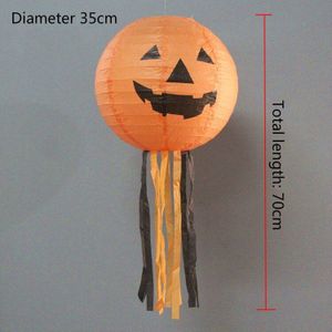 5 stks Pompoen Papieren Lantaarn Licht Halloween Decoratie Opknoping Lamp Kinderen feestartikelen decoraties DL005