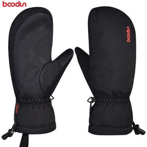 Boodun Mannen Vrouwen Snowboard Handschoenen Winter Warme Ski Handschoenen Sneeuwscooter Waterdicht Winddicht Wanten Sneeuw Handschoen Thermische Handschoenen