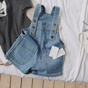 Chumhey 2-14T Kids Overalls Zomer Jongens Meisjes Denim Shorts Jeans Tollder Rompertjes Kinderkleding Bebe Jumpsuit Kind kleding