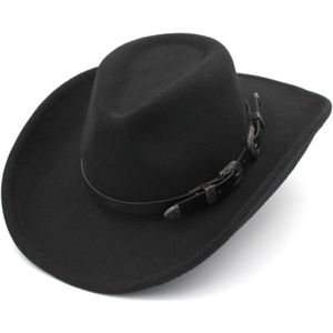 Mistdawn Unisex Zomer Lente Western Cowboy Panama Punk Hoed Brede Roll-Up Opleving Rand Sombrero Gentleman Street Party Strand cap