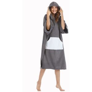2022 Vrouwen Strand Surfen Duiken Zwemmen Veranderende Kleding Hooded Cloak Badjas Spa Hooded Warme Badjas Badhanddoek Sneldrogende