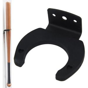 1 Set Black Baseball Bat Display Hanger Holder Wall Mount Rack Stand Met Montage Schroeven Voor Verticale Tennis Universele Rack