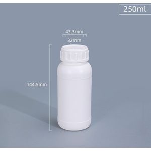 Lege 250Ml 500Ml 1000Ml Ronde Pesticide Fles Hdpe Materiaal Reagensfles Dikker Hoge Barrière Fles