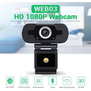 Video-opname Camcorder 1080P Hd Webcam Usb Plug N Play Web Camera Voor Laptop Digitale Usb Video Recorder Voor home Office
