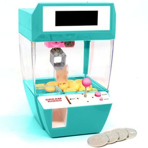 Catcher Wekker Muntautomaat Kraan Machine Candy Pop Grabber Klauw Arcade Machine Automatische Leren Speelgoed Kinderen
