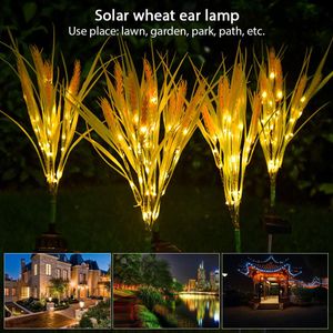 Waterdichte Outdoor Gazon Decoratieve Lamp 2x Solar Led Verlichting Voor Pathway Straat Zonne Bolderarmatuur Led Solar Stok Lichten