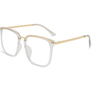 Oulylan Transparante Bril Vrouwen Computer Anti Blauw Licht Brillen Frames Mannen Oversized Stijlen Optische Spektakel Bijziendheid Frame