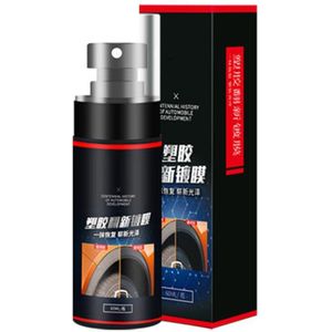 60Ml Auto Plastic Onderdelen Loopvlakvernieuwing Agent Instrument Panel Wax Reductiemiddel E7CA