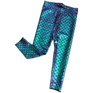 1-5Years Kids Baby Meisjes Lange Broek Mermaid Vis Schaal Shiny Leggings Kinderen Potlood Broek Broek