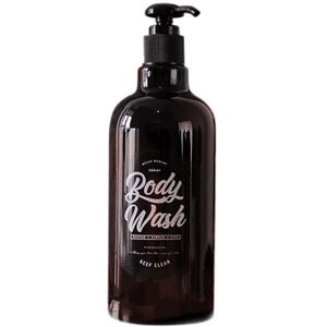 500 Ml Nordic Bruin Bad Hervulbare Fles Douchegel Shampoo Druk Fles Douchegel Hervulbare Lege Bad Opslag Flessen