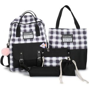 Plaid Rugzak Vrouwen Reizen Bagpack Anti Diefstal Laptop Backbags Schooltassen Voor Tienermeisjes Rugzak Mochila Escolar