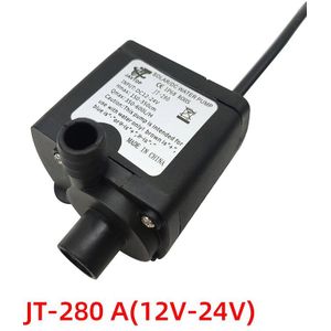 JT-280 JT-280A 12V 24V Dc 15W 650L/H Dompelpompen Enkele Zuig Motor Pomp Mini Elektrische Water pomp