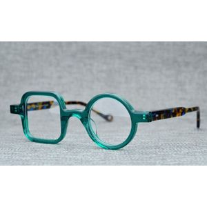 Acetaat Classic Ronde Bril Mannen Vintage Recept Bril Vrouwen Bijziendheid Optische Frames Ronde Eyewear NX