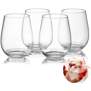 4 Stk/set Onbreekbaar Pctg Rode Wijn Glas Transparant Vruchtensap Bier Cup Onbreekbaar Plastic Glazen Kopjes Bar Gereedschap