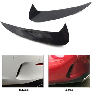 1 Paar Auto Achterbumper Spoiler Side Air Vent Trim Voor Benz E-Klasse Coupe W238 C238 E250 E300 e400 E550 Abs Plastic