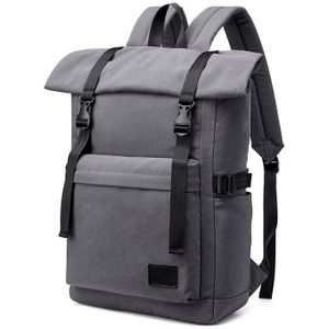 VZVA2020 men&#39;s backpack casual college style canvas waterproof college student school bag business computer rucksack