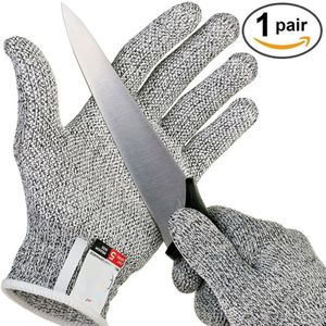 Klim Outdoor Anti-Cut Handschoenen Veiligheid Cut Proof Steekwerende Roestvrij Staaldraad Metalen Mesh Keuken Snijbestendige handschoen