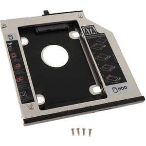 9.5 Mm Sata 2nd Hdd Harde Schijf Caddy Voor Ibm Lenovo Thinkpad T400 T410 Aluminium