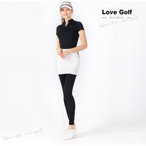 Chivalric Winkel Liefde Golf LGT001 Wit Golf Sport En Vrije Tijd T-shirt Ademend Sneldrogende Golf T-shirt