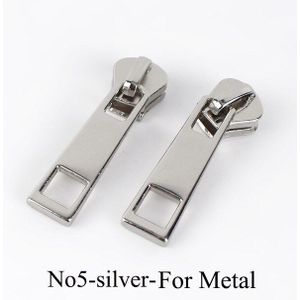 10Pcs Meetee Rits Slider Voor No5 Hars/Metal/Nylon Ritsen Donsjack Pocket Ritsen Hoofd Tas Reparatie kits Diy Naaien Accessoires