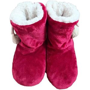 Dames Womens Slippers Winter Warme Schoenen Volledige Bootie Laarzen Faux Fur Memory Foam Voor Vrouwen Vloeren Schoenen