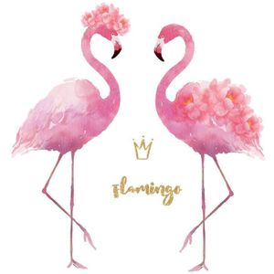 40*60 Cm Muurstickers Flamingo Stickers Woonkamer Decoratie Ins Stijl Slaapkamer Slaapzaal Decoracion Habitacion 3 Stijlen