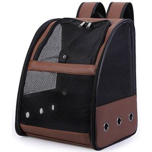 Bruin Papegaai Rugzak Carry Kooi Kat En Hond Outdoor Reizen Ademend Carrier Vogel Transport Bag Vogel Benodigdheden