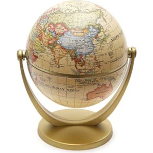 Vintage Engels Editie Globe World Map Decoratie Aarde Globes Met Base Geografie Klas Home Office Decoratie