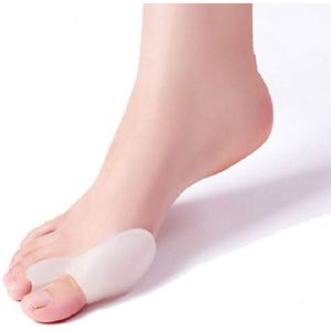 4 Stuks = 2Pairs Siliconen Gel Bunion Spalk Grote Teen Separator Overlappende Strooier Bescherming Corrector Hallux Valgus Separador