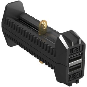 NITECORE F2 Flexibele PowerBank 2A Smart Li-Ion IMR Batterij 2 Slots USB Lader Lichtgewicht Draagbare Stroombron Adapter