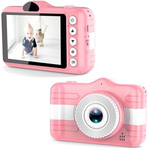 Kinderen Camera 3.5 Inch Digitale Camera 80W Hd Dubbele Lens Selfie Cam 32G Usb 2.0 Oplaadbare Intelligente Voor video Foto Kids