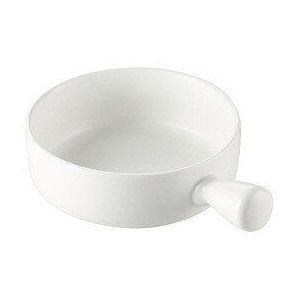 650 Ml Nordic Solid Ronde Keramische Plaat Hittebestendig Handvat Bakplaat Porselein Ontbijt Fruit Salade Cake Dessert schotel