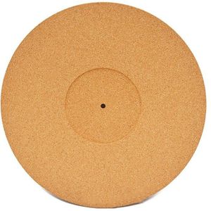 Kurk Lp Slip Mat Anti-Statische Slipmat Voor 12 Inch Lp Vinyl Record Kurk Draaitafel Platter Mat
