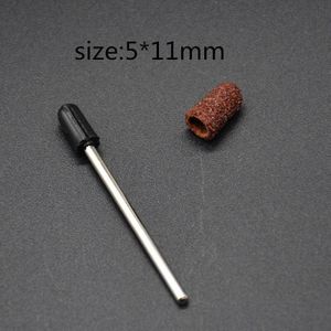 Maohang 1Pcs Schuren Band + 1Pcs Grill Grip Nail Blok Mouwen Boor Manicure Machine Tools