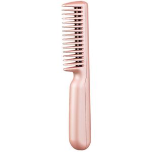 Elektrische Draadloze Stijltang En Curling 2 In 1 Droog Kam Mini Usb Opladen Rechttrekken