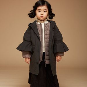 Inner Liner Baby Donsjack Mid-Lengte Kinderen Dekbed Bovenkleding Meisje Winterjas Kid Winter Jas Meisjes