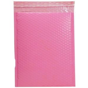 10 Stks/partij Roze Papier Bubble Gewatteerde Mailers Enveloppen Bag Bubble Mailing Envelop Zak Verpakking Tassen Mailer Zakken