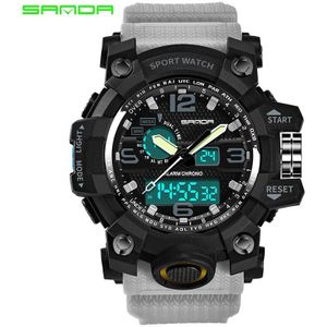 Sanda Outdoor Sport Watch Mannen Elektronische Horloge Casual Led Horloges 3Bar Waterdichte Digitale Horloge Relogio Digitale