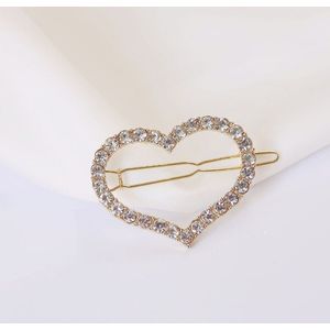 Sansummer Shining Heart Rhinestone Meisje Feautiful Hairwear Voor Vrouwen Romantische Sieraden 5318