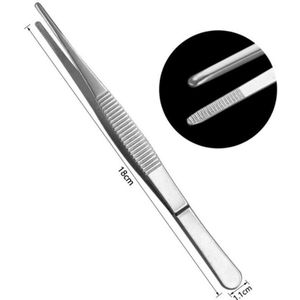 Gebogen Pincet Roestvrijstalen Pincet Home Me Dical Tandheelkundige Precisie Tang Tuin Keuken Gereedschap 12.5/14/16/18 Cm