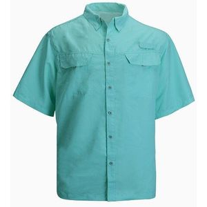 Mannen Vissen Shirt Sport Korte Mouw Fishingclothes Man Wandelen Shirts Quick Dry UPF40 Shirt Plus Usa Maat 3XL camisa