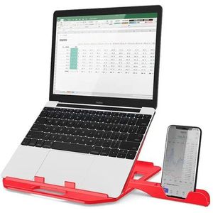 Laptop Stand Voor Macbook Pro Notebook Houder Tablet Beugel Laptop Cooling Bureau Met Telefoon Houder