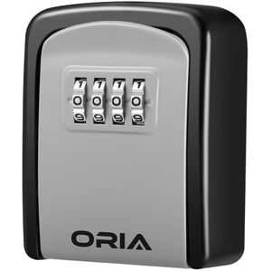 Oria Wachtwoord Sleutel Doos Decoratie Sleutel Code Doos Sleutel Opslag Lock Box Wandmontage Wachtwoord Doos Outdoor Key Safe Lock doos Grijs